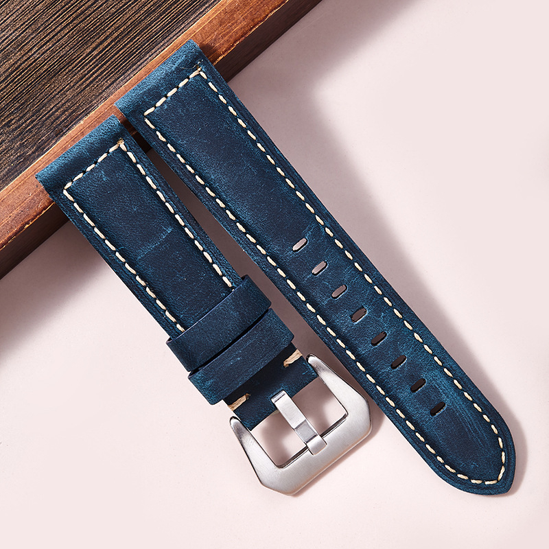 Δερμάτινη ζώνη ρολογιού Crazy Horse για Xiaomi 9 Pro και Apple 34567 — μινιμαλιστικός, πολυχρηστικός σχεδιασμός, χειμώνας 2023