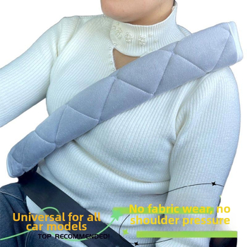 Perne moi pentru centura de siguranță auto din pluș, cu protecție anti-derapare și umplutură îngroșată