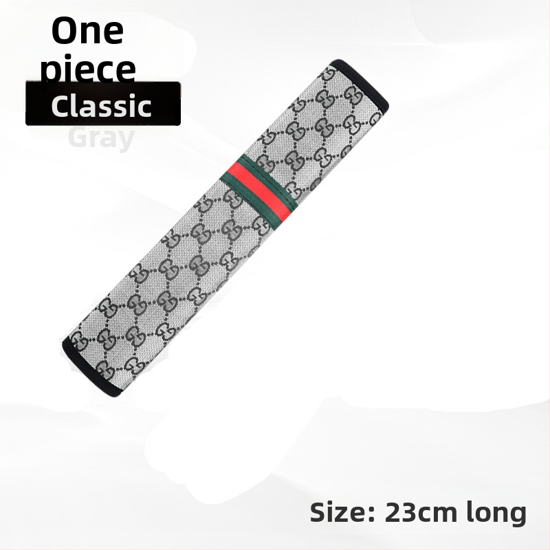 Husa pentru umărul curelei de siguranță auto din cânepă respirabilă, personalizabilă cu logo, 0,3 kg