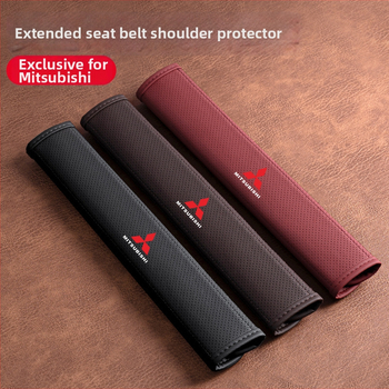 Pernă din piele pentru umărul centurii de siguranță pentru Mitsubishi Outlander, Lancer și Pajero – accesoriu decorativ
