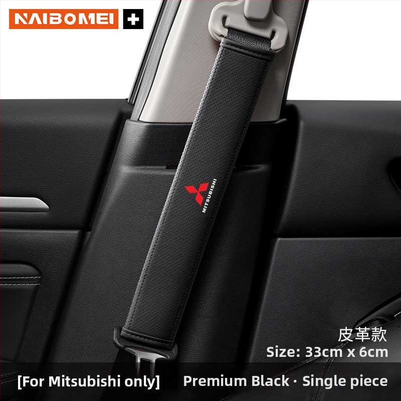 Pernă din piele pentru umărul centurii de siguranță pentru Mitsubishi Outlander, Lancer și Pajero – accesoriu decorativ