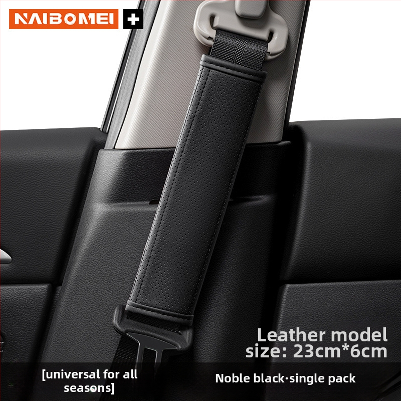 Pernă din piele pentru umărul centurii de siguranță pentru Mitsubishi Outlander, Lancer și Pajero – accesoriu decorativ