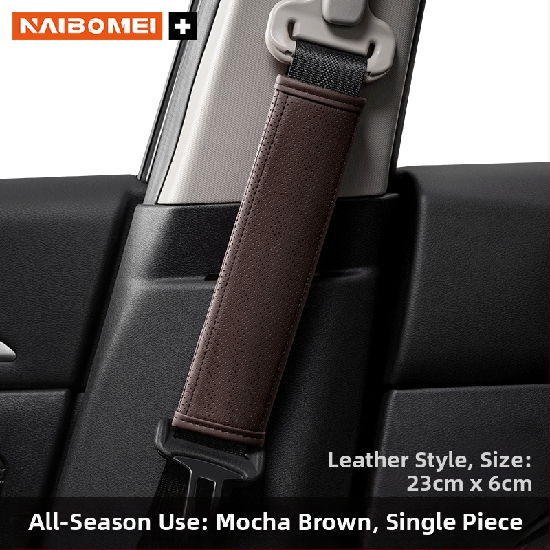 Pernă din piele pentru umărul centurii de siguranță pentru Mitsubishi Outlander, Lancer și Pajero – accesoriu decorativ