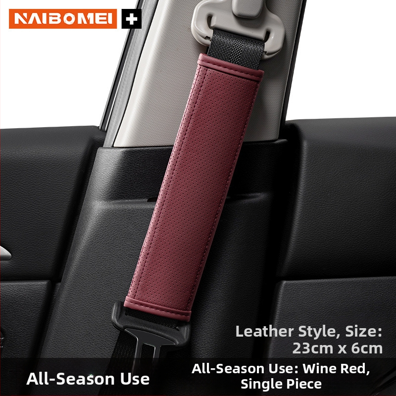 Pernă din piele pentru umărul centurii de siguranță pentru Mitsubishi Outlander, Lancer și Pajero – accesoriu decorativ