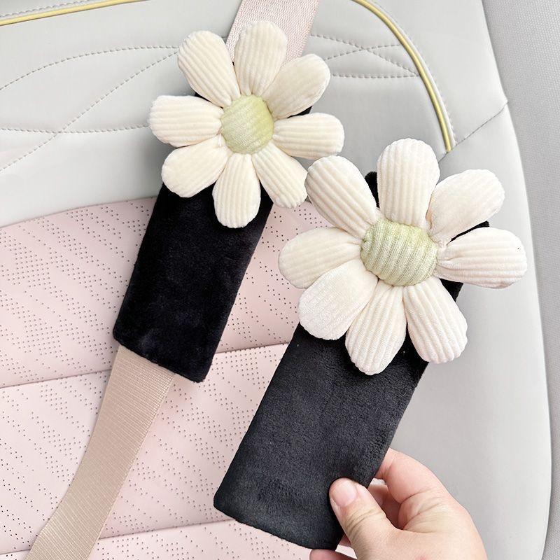 Tirika husă pluș pentru Curea de Siguranță auto – desen animat drăguț, protecție pentru interiorul mașinii