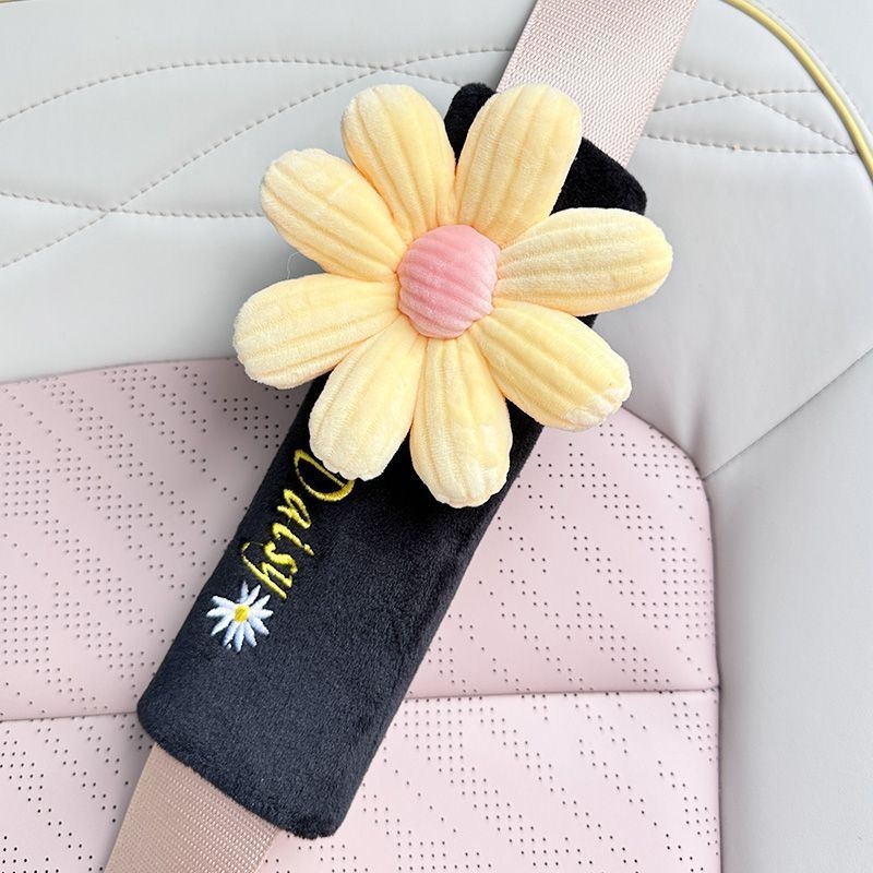 Tirika husă pluș pentru Curea de Siguranță auto – desen animat drăguț, protecție pentru interiorul mașinii