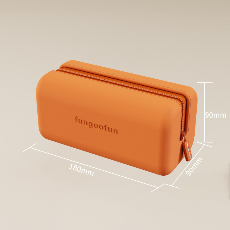 Silikonska kozmetička torbica za muškarce, podstava: drugačija, materijal: silikon