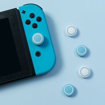 Κεφαλάκια σιλικόνης για Nintendo Switch – κυκλικά καλύμματα μοχλικού, μοντέλο 189, συμβατά με NS/Lite/OLED, εκτύπωση λογότυπου διαθέσιμη