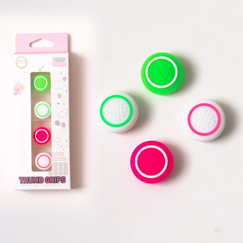 Κεφαλάκια σιλικόνης για Nintendo Switch – κυκλικά καλύμματα μοχλικού, μοντέλο 189, συμβατά με NS/Lite/OLED, εκτύπωση λογότυπου διαθέσιμη