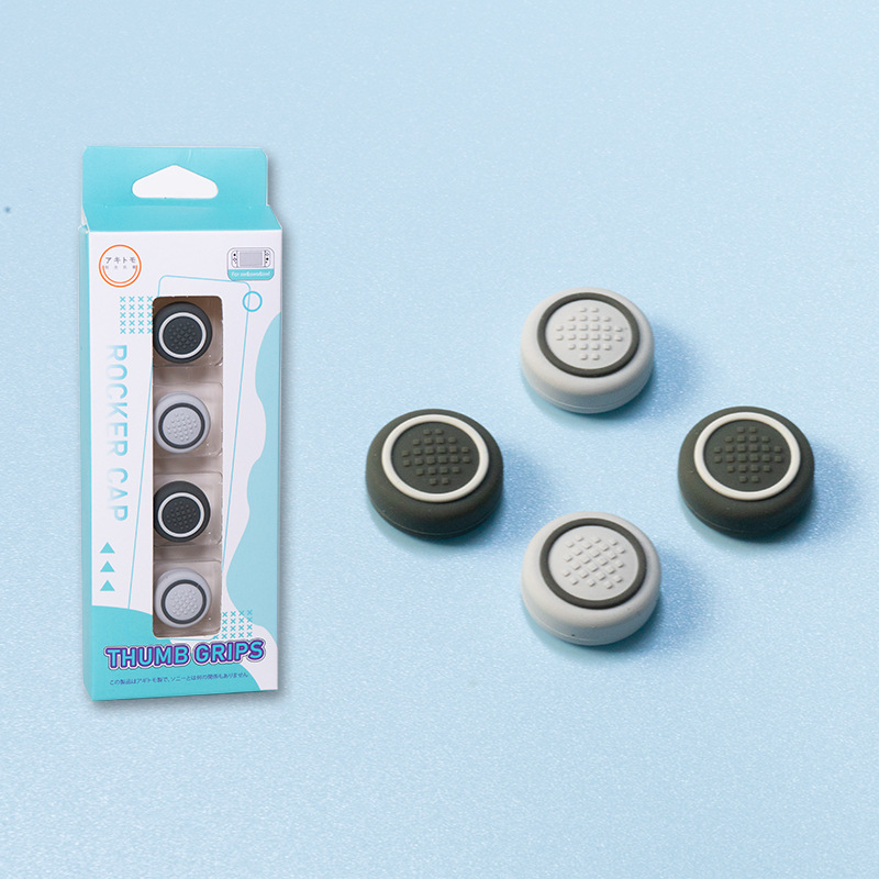 Κεφαλάκια σιλικόνης για Nintendo Switch – κυκλικά καλύμματα μοχλικού, μοντέλο 189, συμβατά με NS/Lite/OLED, εκτύπωση λογότυπου διαθέσιμη