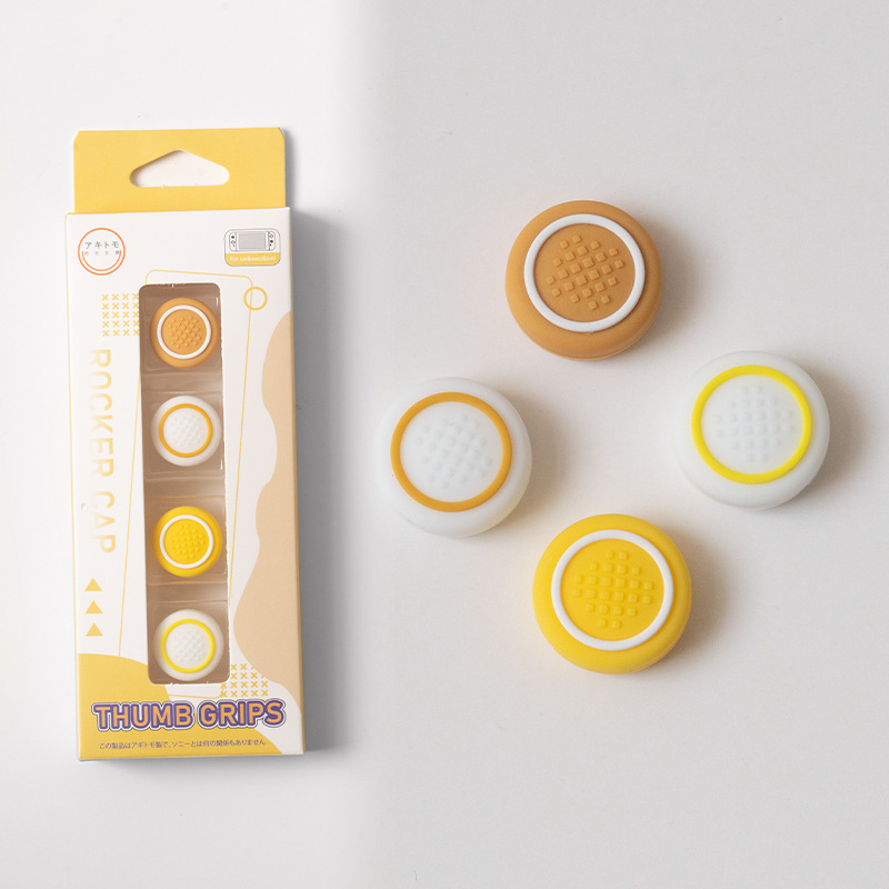 Κεφαλάκια σιλικόνης για Nintendo Switch – κυκλικά καλύμματα μοχλικού, μοντέλο 189, συμβατά με NS/Lite/OLED, εκτύπωση λογότυπου διαθέσιμη