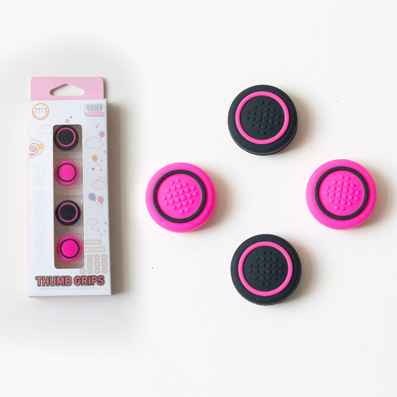 Κεφαλάκια σιλικόνης για Nintendo Switch – κυκλικά καλύμματα μοχλικού, μοντέλο 189, συμβατά με NS/Lite/OLED, εκτύπωση λογότυπου διαθέσιμη