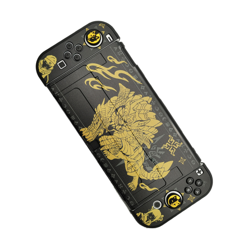 Nintendo Switch OLED zaštitna futrola – podijeljeni poklopac, tvrdi PC kućište, injekcijsko lijevanje, kopča, 5-dijelni komplet