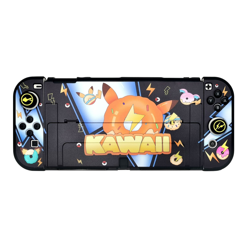 Nintendo Switch OLED zaštitna futrola – podijeljeni poklopac, tvrdi PC kućište, injekcijsko lijevanje, kopča, 5-dijelni komplet