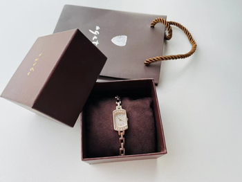 Ceas feminin cu cuarț, carcasă și brățară din oțel inoxidabilă, cadran dreptunghiular, rezistență la apă 30 m, MiYOTA quartz movement