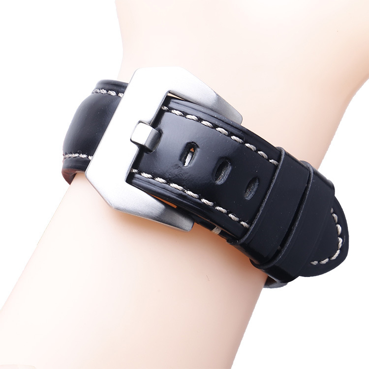 Brățară de ceas Zexin din piele de vițel, strat superior; cataramă din oțel inoxidabil; ambalaj 100 buc.; Listare Primăvara 2020