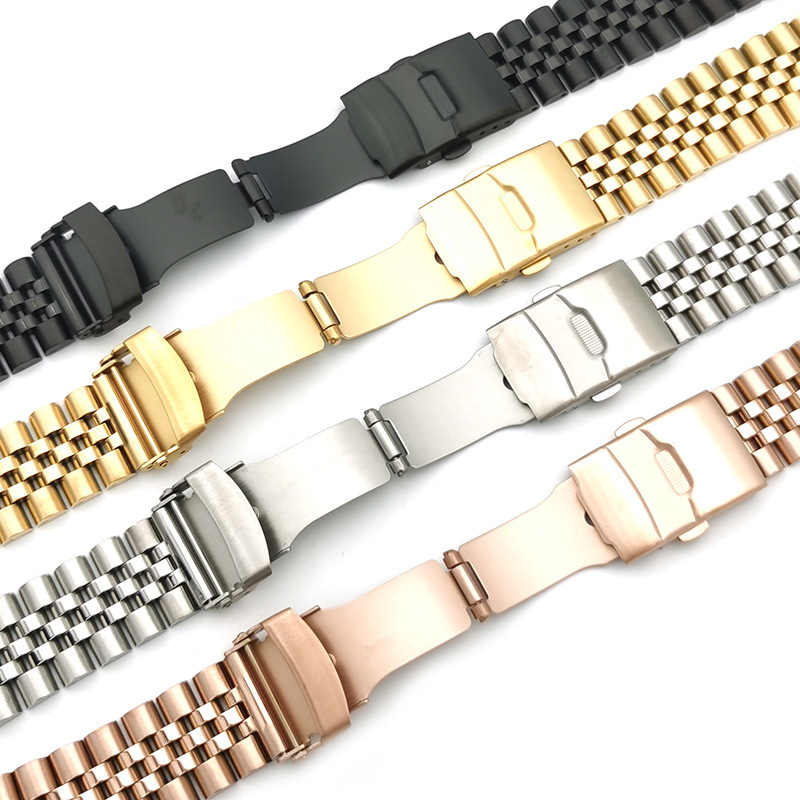 Bandă de curea cu cataramă din oțel inoxidabil 304, design cu cinci inele
