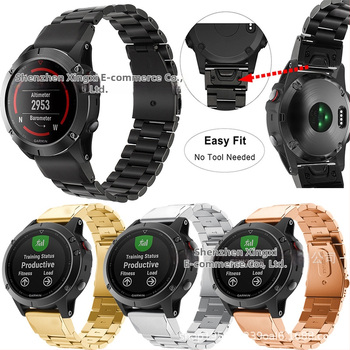 Kovový remienok s rýchlym uvoľnením pre Garmin Fenix 7/6/7X/6S Pro — 88 g, uvedený v roku 2019.