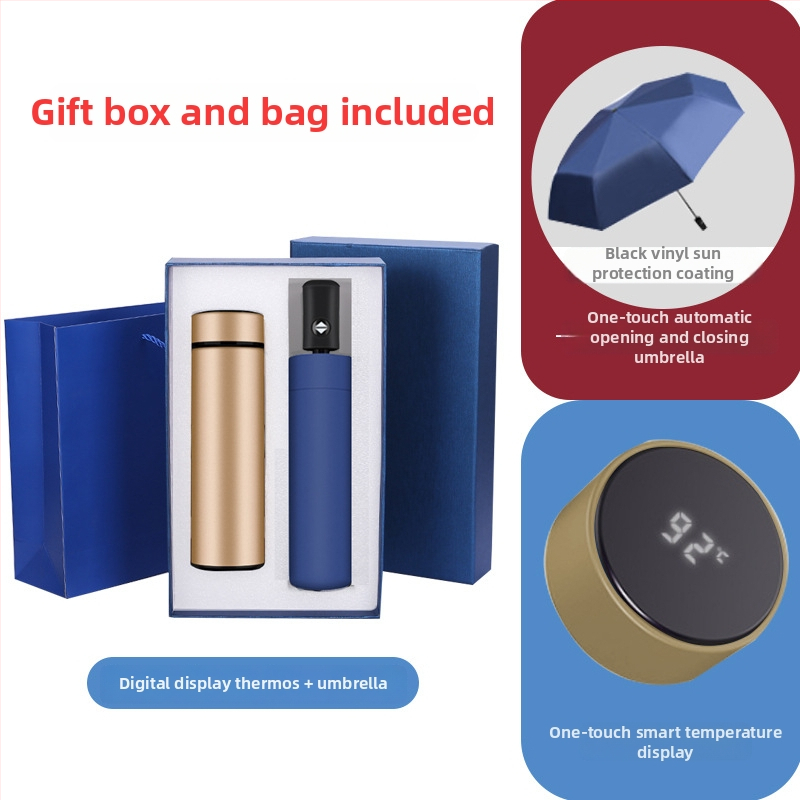 Set cadou termos cu notebook — infuzor de ceai, capacitate mare, interior din oțel inoxidabil 304, exterior din oțel inoxidabil 201, izolație în vid 6–12 ore