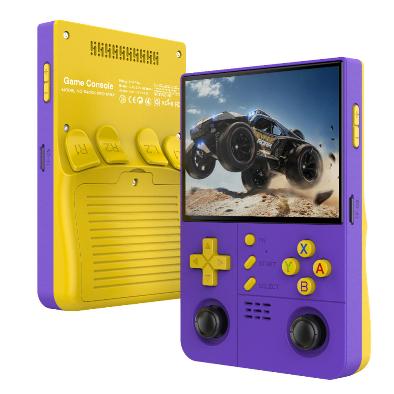 Portatīvā spēļu konsole ar atvērta koda Linux, retro ar dubultajiem joystickiem, 64/128 GB, 720p izvads