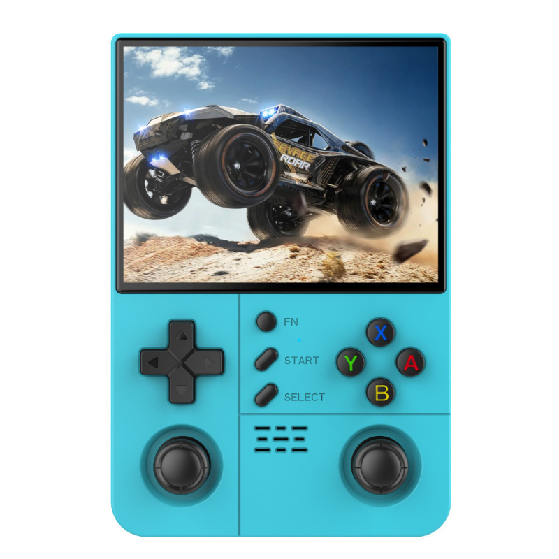 Portatīvā spēļu konsole ar atvērta koda Linux, retro ar dubultajiem joystickiem, 64/128 GB, 720p izvads