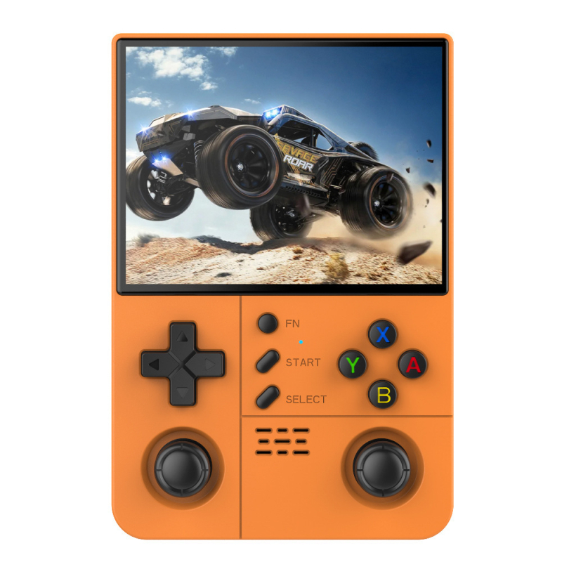Portatīvā spēļu konsole ar atvērta koda Linux, retro ar dubultajiem joystickiem, 64/128 GB, 720p izvads