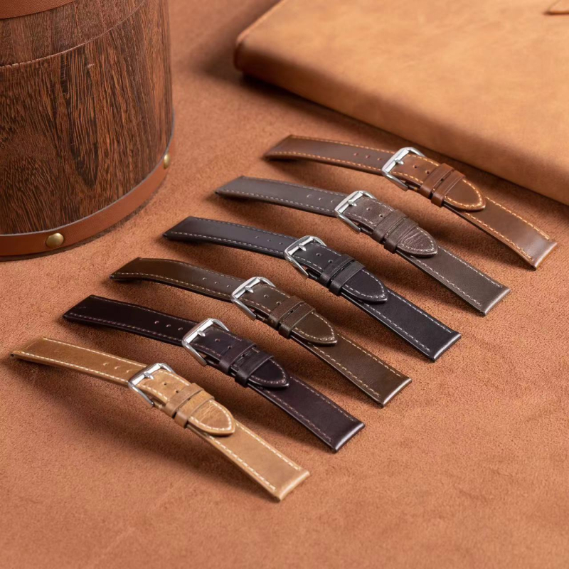 Ανδρικός ιμάντας ρολογιού από γνήσιο δέρμα, μάρκα 1, άνοιξη 2024, στυλ all‑match, μόδα καθημερινής μετακίνησης