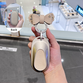 Husă de cheie pentru Mercedes-Benz E300L / 2024 GLC260, aliaj de zinc, stil premium, fără personalizare