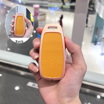 Husă de cheie pentru Mercedes-Benz E300L / 2024 GLC260, aliaj de zinc, stil premium, fără personalizare