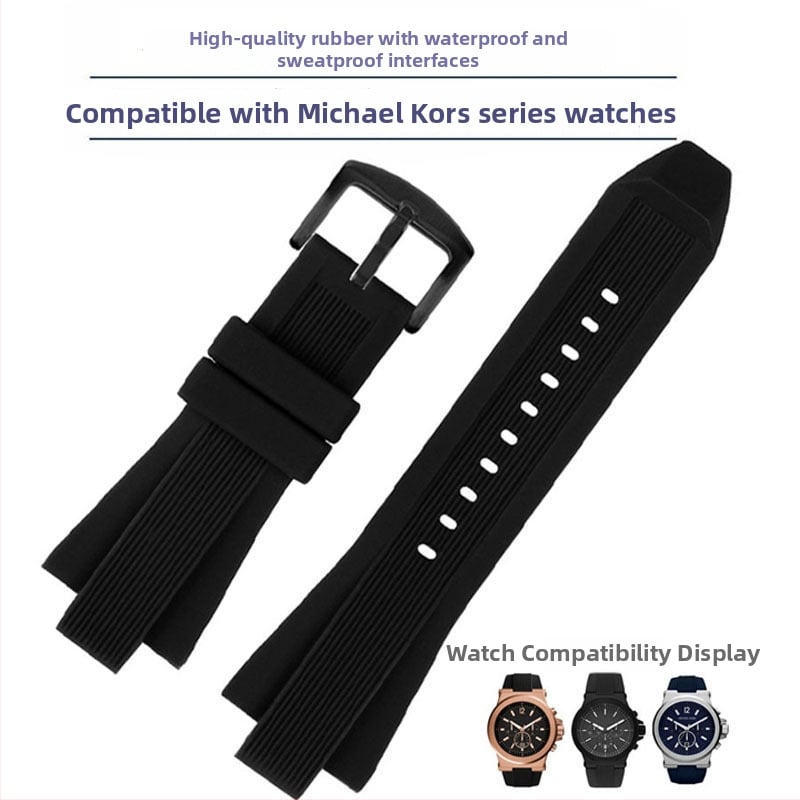 Gumi óraszíj Michael Kors MK-hez, Coles márka, 25 g, Boyfriend stílus