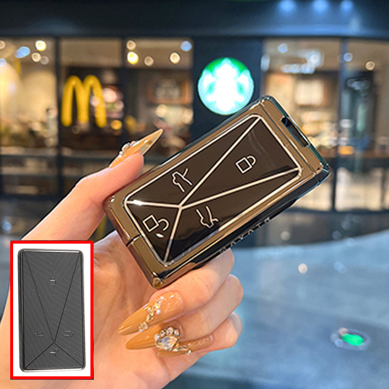 Carcasă cheie Avita – aliaj de zinc, stil minimalist, suport pentru cardul cheii, fără personalizare