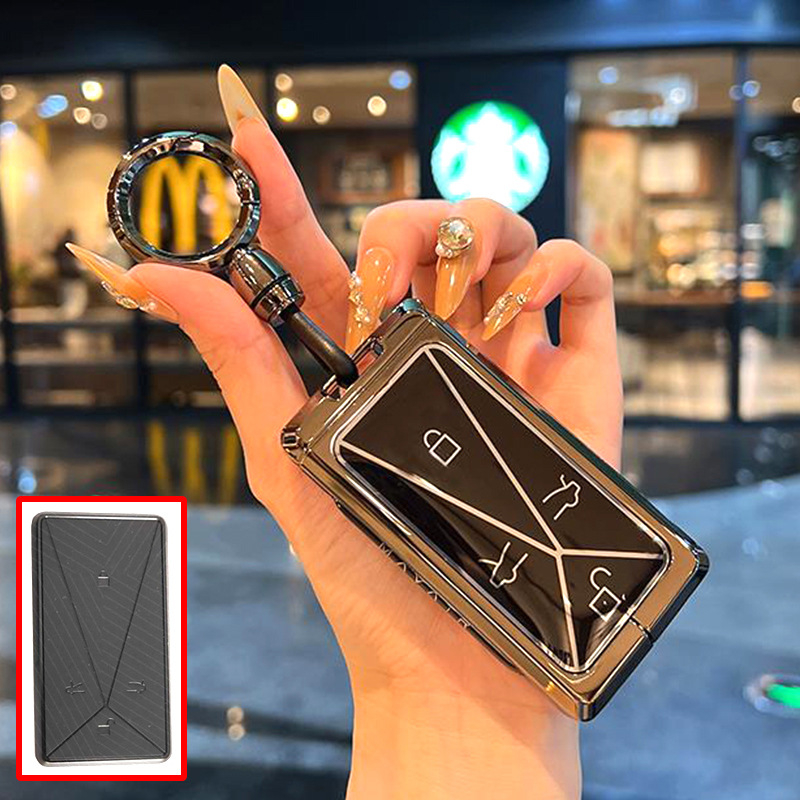 Carcasă cheie Avita – aliaj de zinc, stil minimalist, suport pentru cardul cheii, fără personalizare