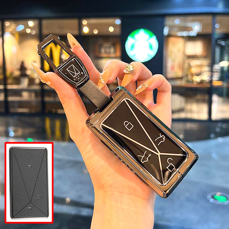 Carcasă cheie Avita – aliaj de zinc, stil minimalist, suport pentru cardul cheii, fără personalizare