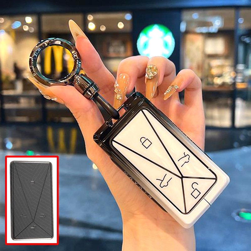 Carcasă cheie Avita – aliaj de zinc, stil minimalist, suport pentru cardul cheii, fără personalizare