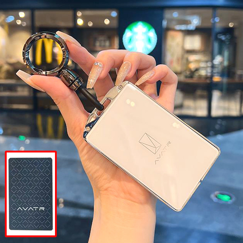 Carcasă cheie Avita – aliaj de zinc, stil minimalist, suport pentru cardul cheii, fără personalizare