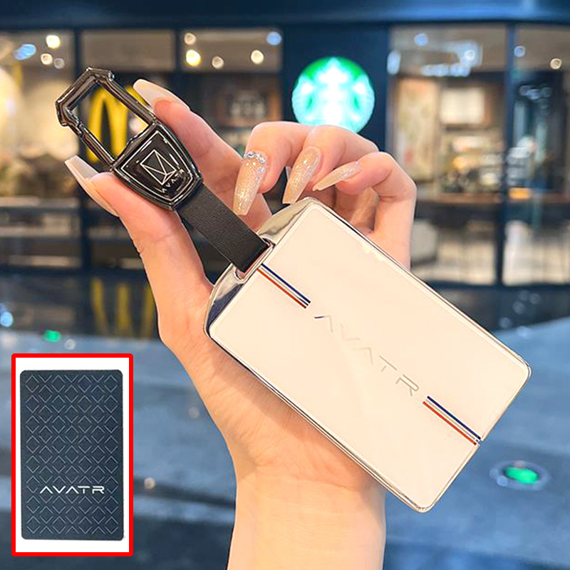 Carcasă cheie Avita – aliaj de zinc, stil minimalist, suport pentru cardul cheii, fără personalizare