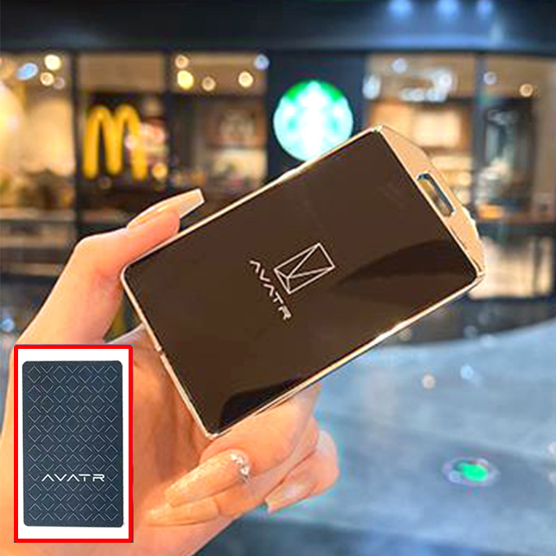 Carcasă cheie Avita – aliaj de zinc, stil minimalist, suport pentru cardul cheii, fără personalizare