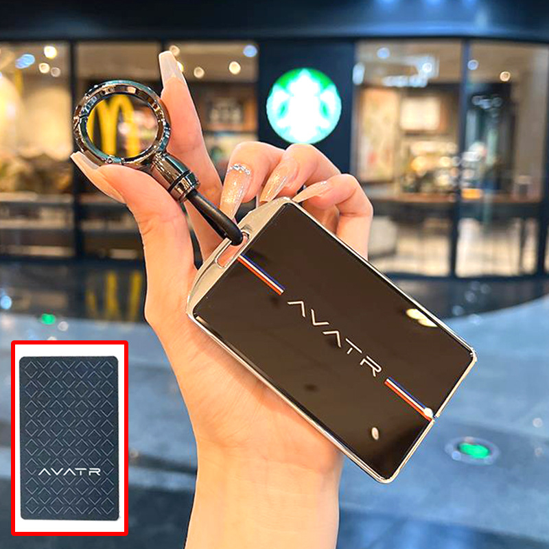 Carcasă cheie Avita – aliaj de zinc, stil minimalist, suport pentru cardul cheii, fără personalizare