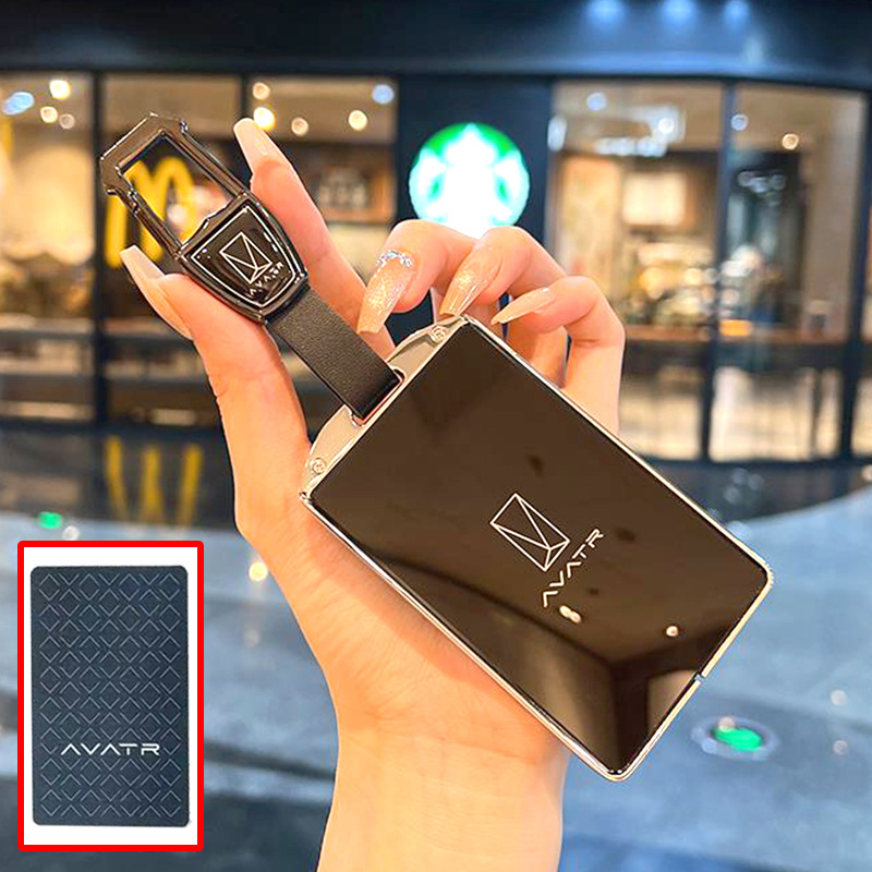 Carcasă cheie Avita – aliaj de zinc, stil minimalist, suport pentru cardul cheii, fără personalizare