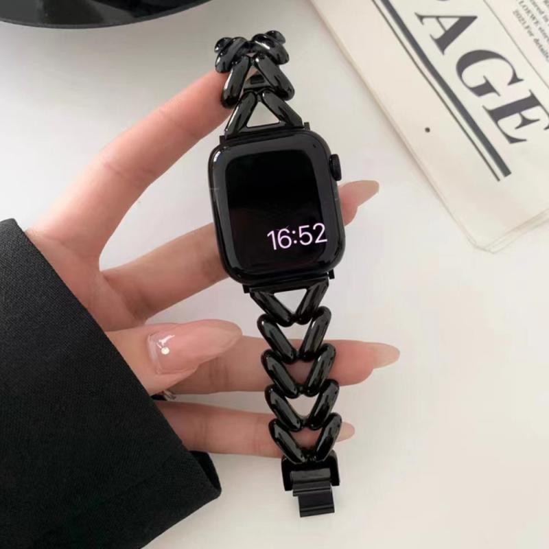 Metalni kaiš za Apple Watch, Series 1–8 i Ultra, denim stil s V-oblikom jednorednom lancu, 22 mm konektor