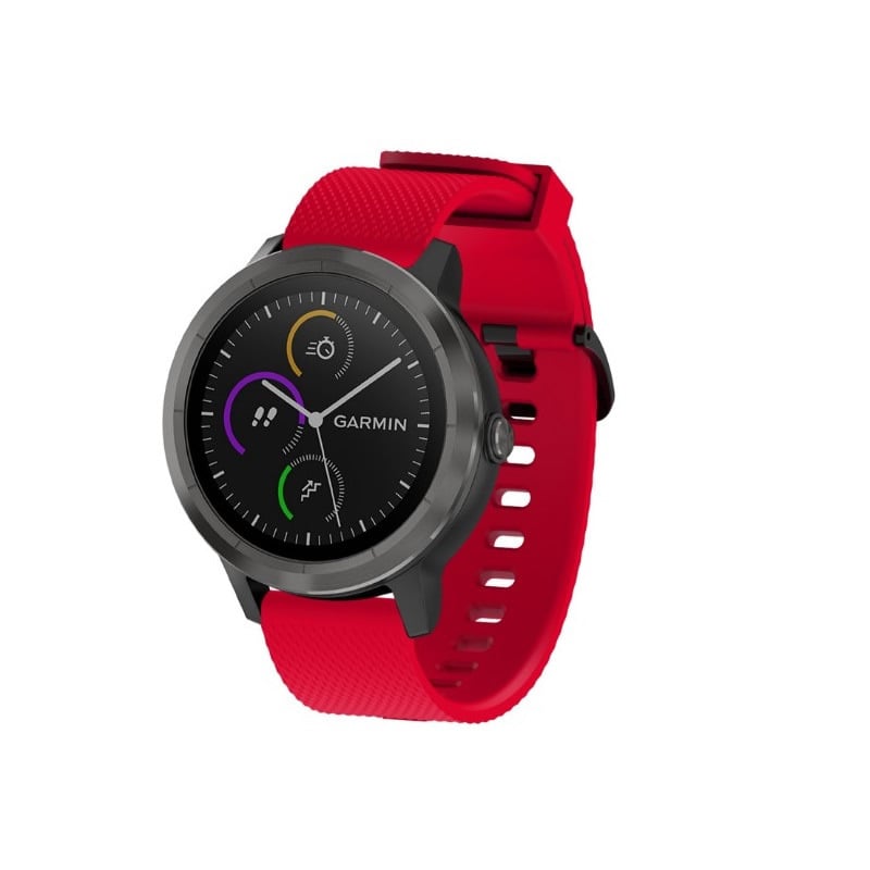 Brățară din silicon Seven-meter cottage pentru Garmin vivoactive3 hr și Garmin vivomove hr – stil sport, 19 g, compatibil cu modelul 1908185151