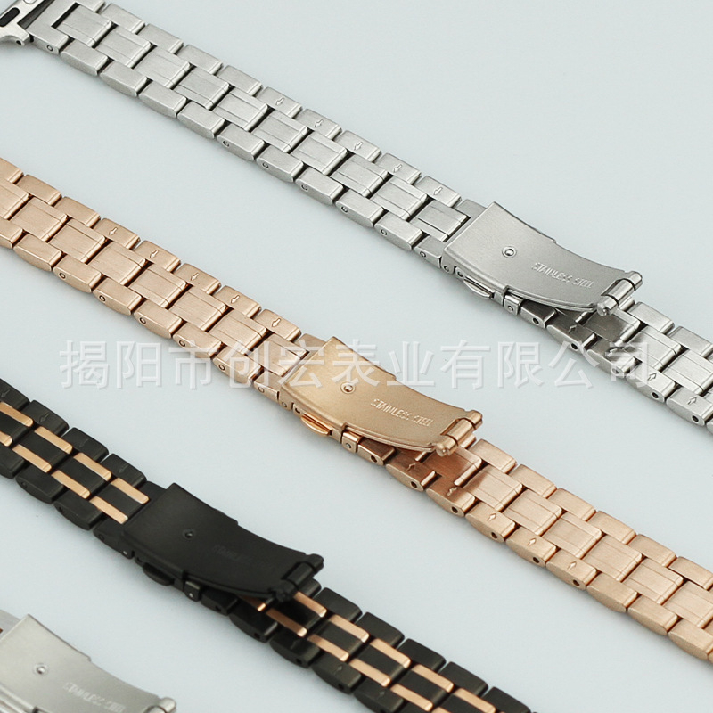 Brățară Apple Watch din oțel inoxidabil, brandul Chuanghongyi, stil simplu, compatibil cu Apple Watch 8/SE