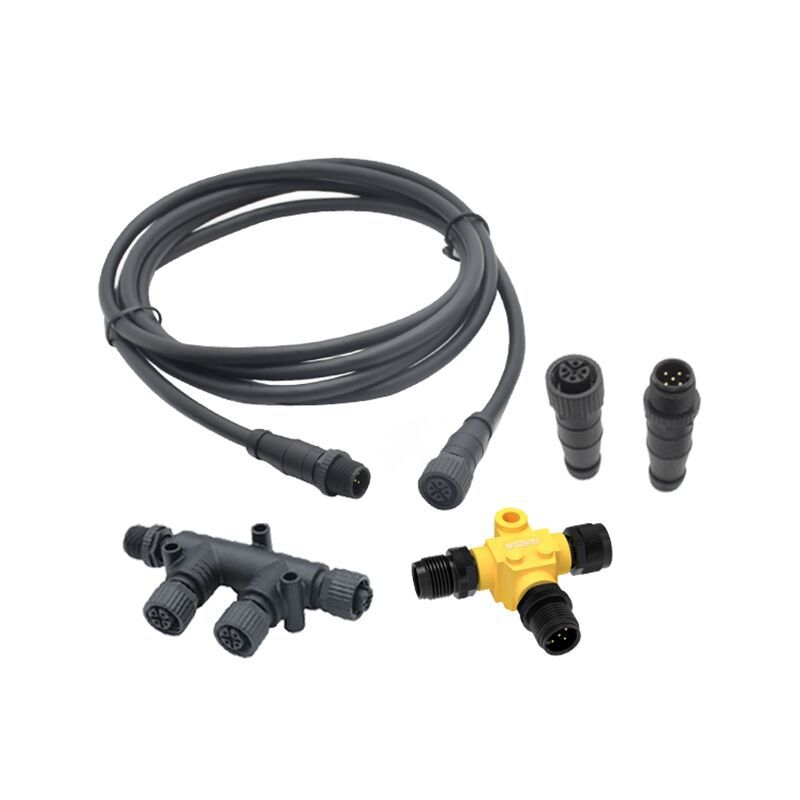 Morski vodootporni M12 5P konektor, muški i ženski aviation plug, serija M12-A, 5 vodiča, izolator od bakarne zliatine, za mrežu NMEA2000