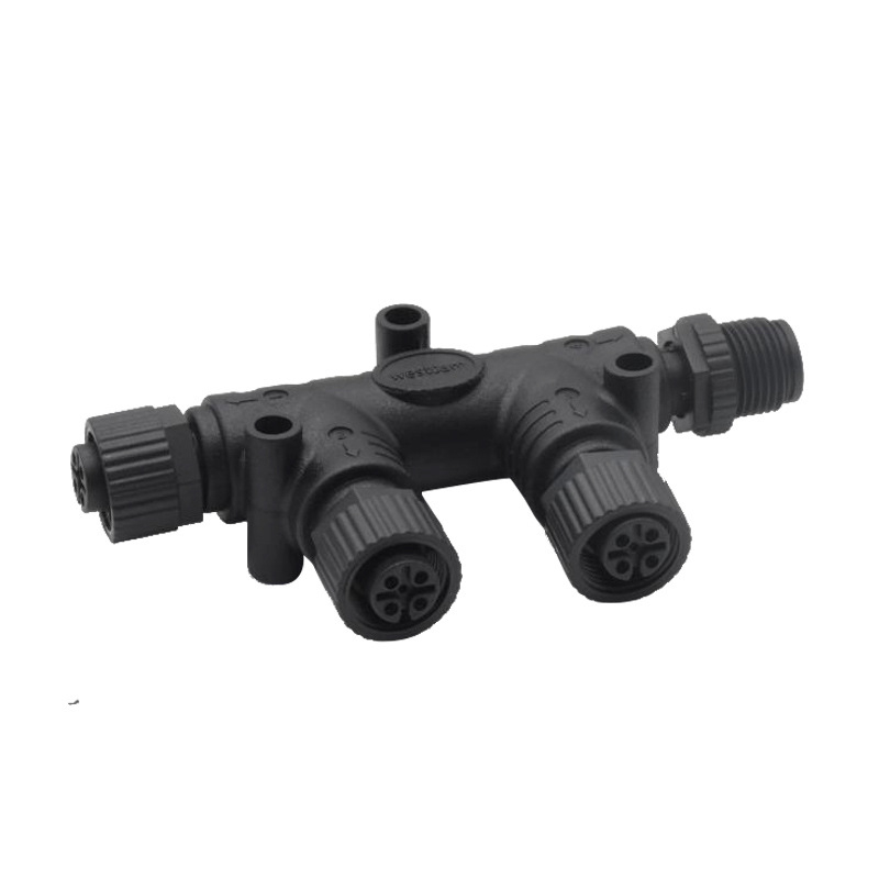 Morski vodootporni M12 5P konektor, muški i ženski aviation plug, serija M12-A, 5 vodiča, izolator od bakarne zliatine, za mrežu NMEA2000