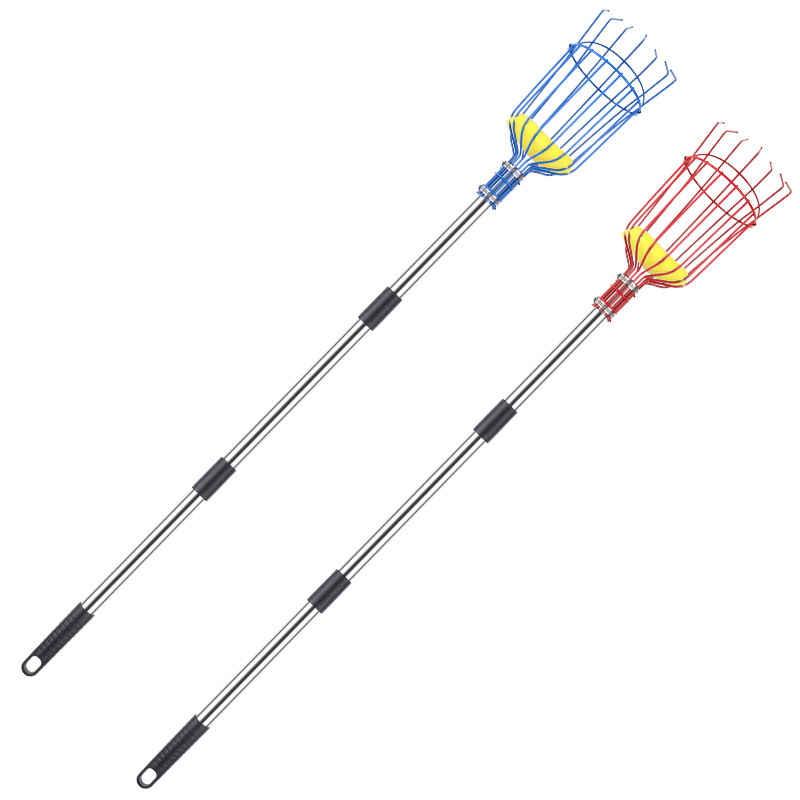 Инструмент за берене на плодове с дълга пръчка за ябълки и сливи (Марка: Other; Ръкохватка: Пластмасова)