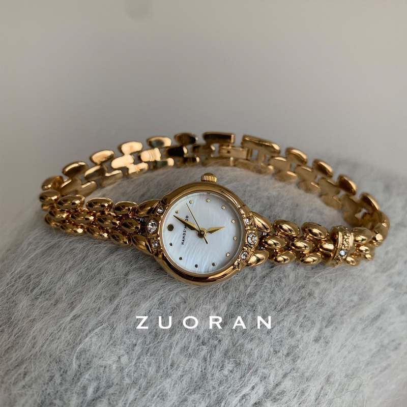 Handsmood ženski kvarcni sat, elegantan stil, vodootpornost 30 m, kućište od legure