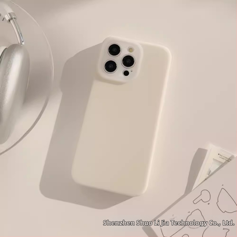 Carcasă protectoare din silicon lichid pentru Apple iPhone — design minimalist, rezistent la uzură, anti-cădere, anti-amprente, personalizabil