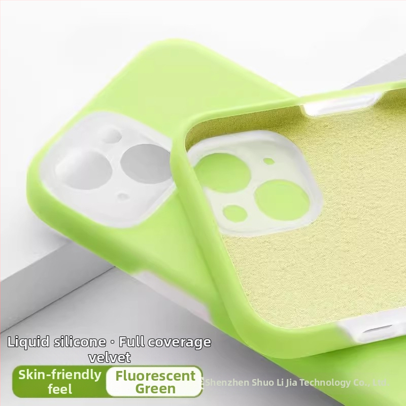 Carcasă protectoare din silicon lichid pentru Apple iPhone — design minimalist, rezistent la uzură, anti-cădere, anti-amprente, personalizabil