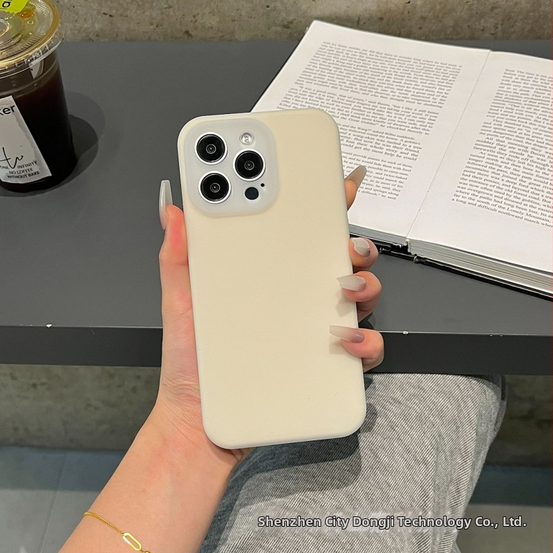 Carcasă protectoare din silicon lichid pentru Apple iPhone — design minimalist, rezistent la uzură, anti-cădere, anti-amprente, personalizabil