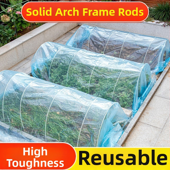 Аркова рамка за оранжерия, стъклопластови пръти и аксесоари, комплект от три части, за селскостопанско засаждане